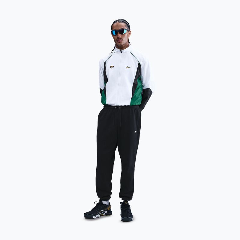Spodnie męskie Nike Club Cuffed Brushed black/black/white 2