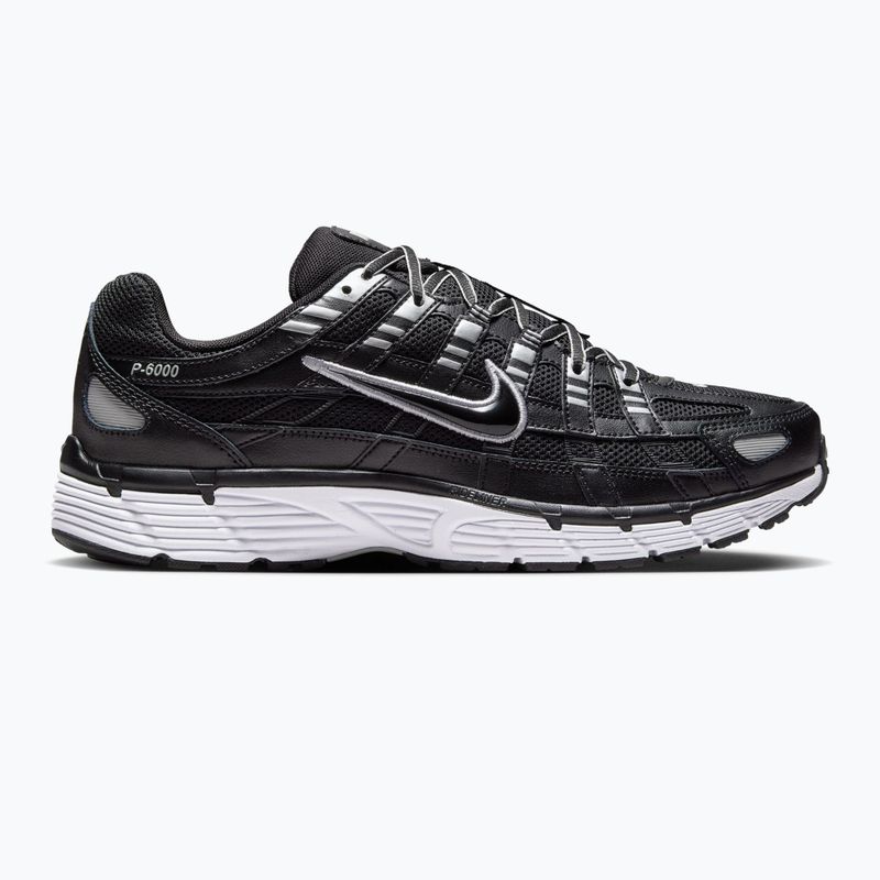 Buty męskie Nike P-6000 black/white/metallic silver/black 8
