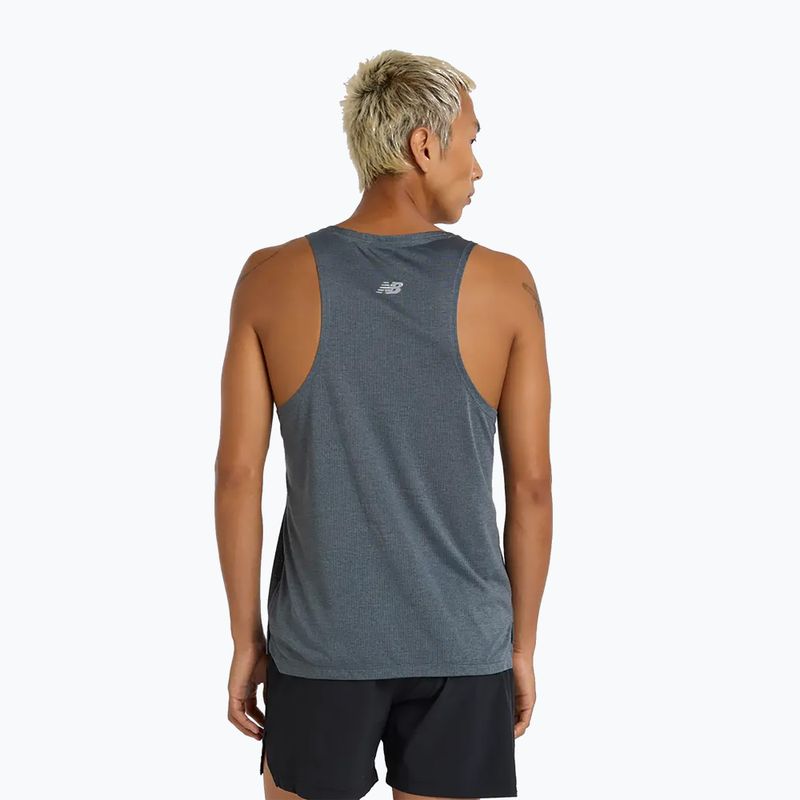 Koszulka do biegania męska New Balance Athletics Reflective graphite 2