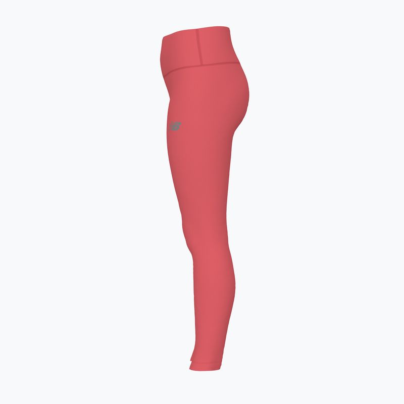 Legginsy do biegania damskie New Balance Harmony High Rise driftred 4