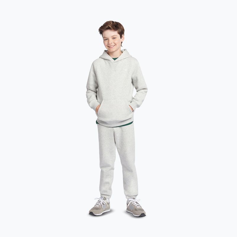 Bluza dziecięca New Balance Brush Back Small Logo Hoodie ash heather 2