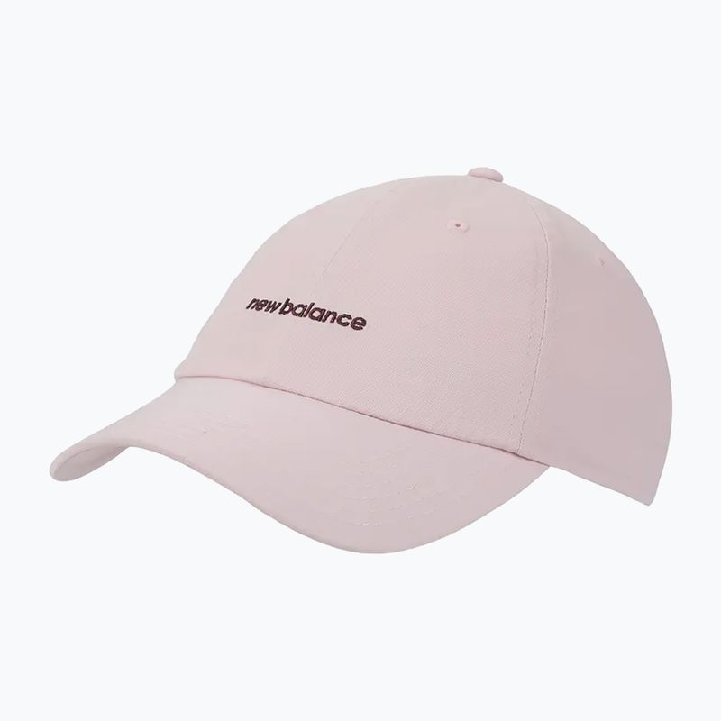 Czapka z daszkiem damska New Balance 6 Panel Linear Logo rosesugar