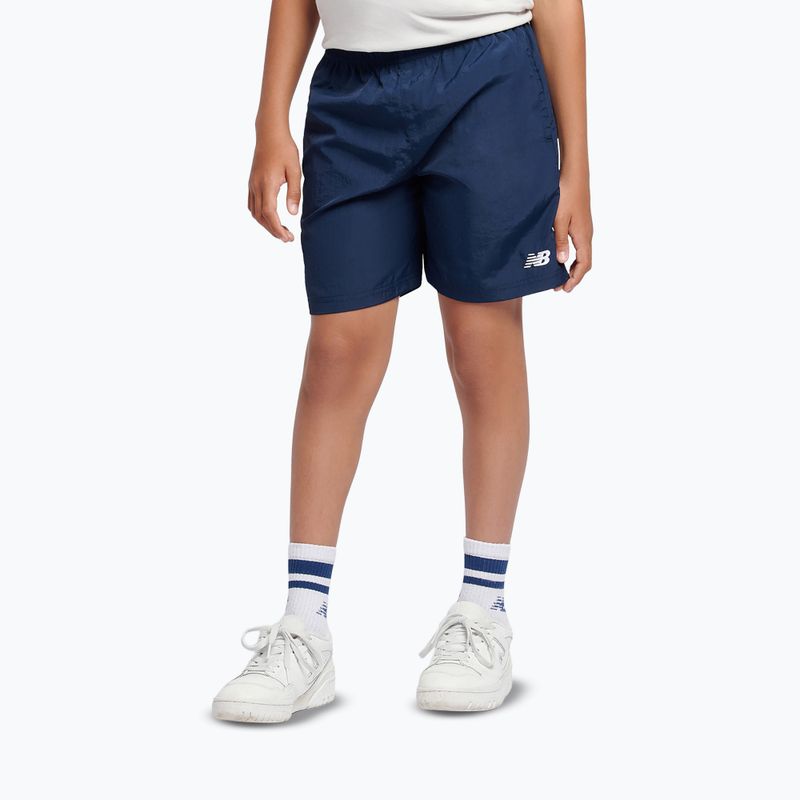 Spodenki dziecięce New Balance Small Logo Nylon nb navy