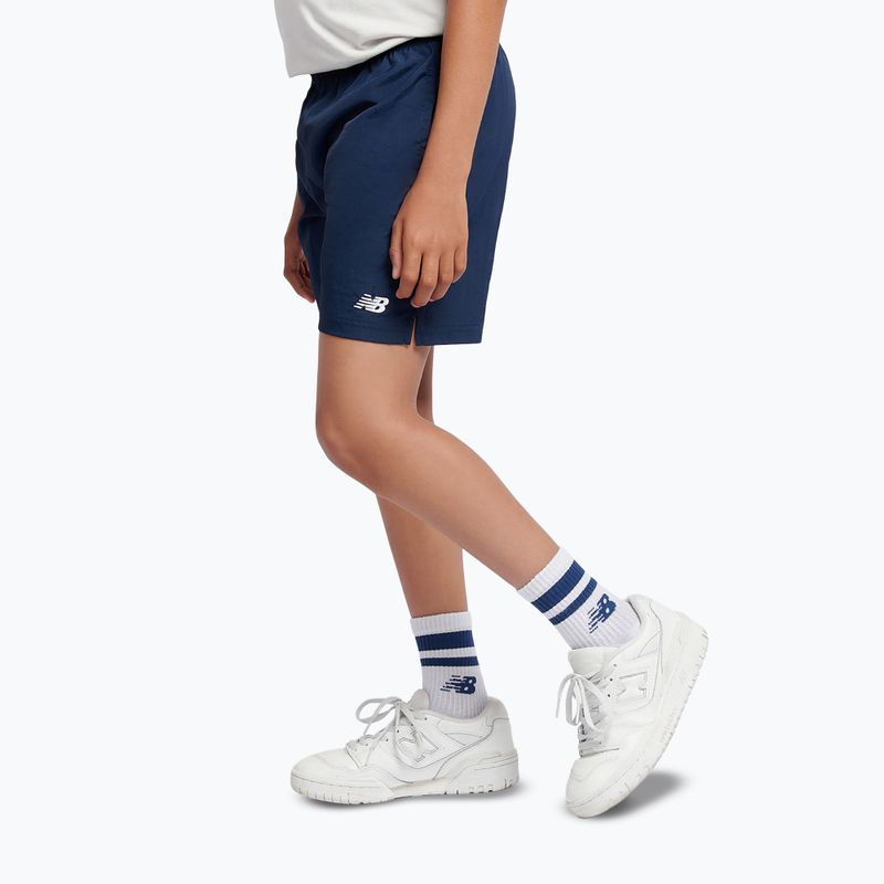 Spodenki dziecięce New Balance Small Logo Nylon nb navy 4