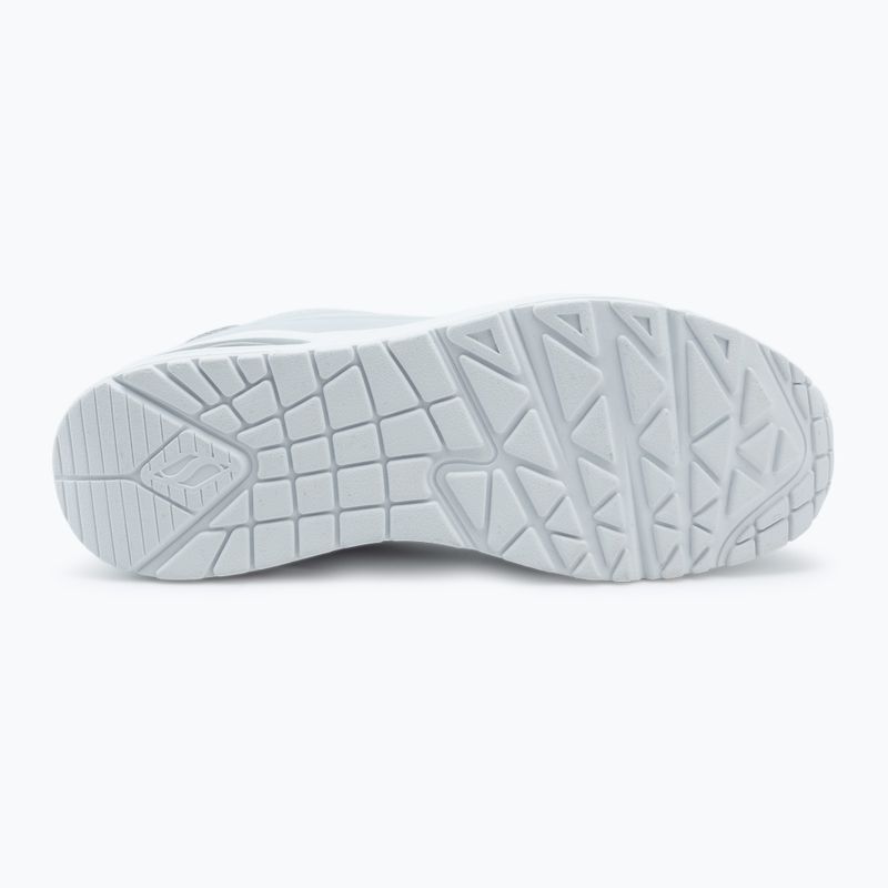 Buty damskie SKECHERS Uno Shimmer Away white/silver 4