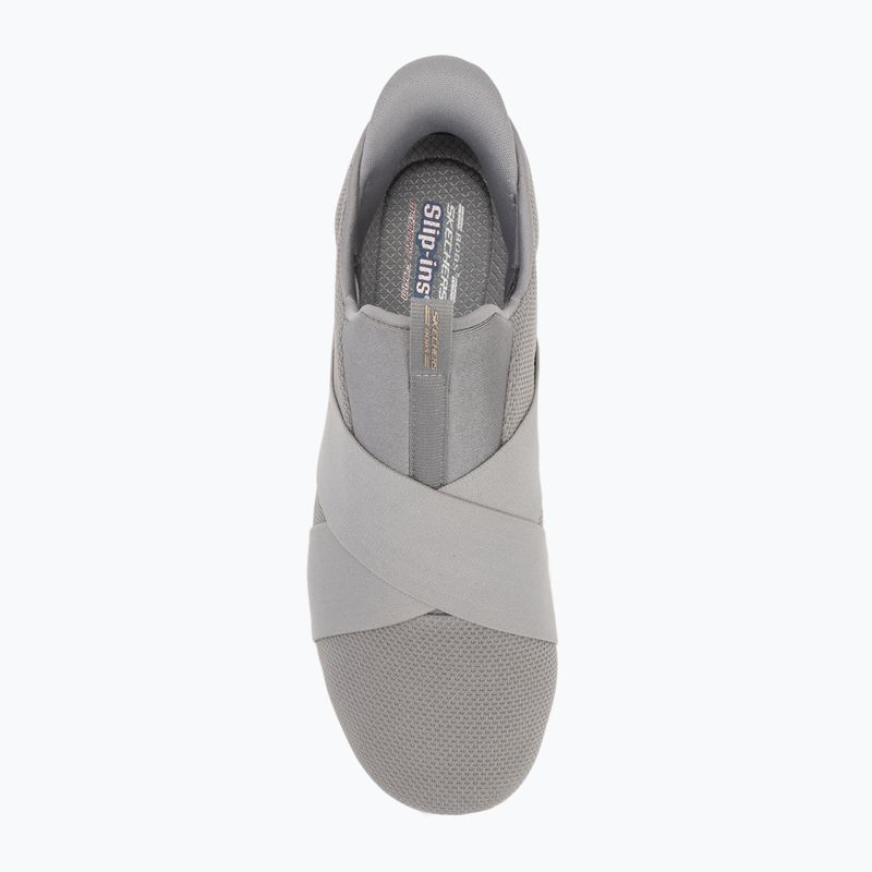 Buty damskie SKECHERS Bobs Squad Chaos Your Moment gray 5