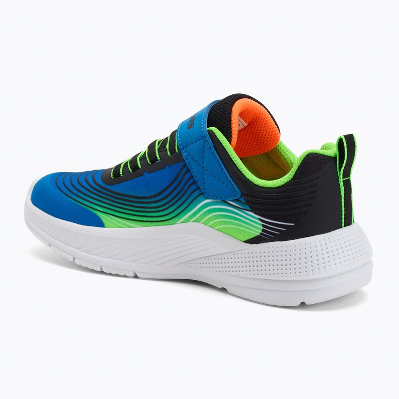 Buty dziecięce SKECHERS Microspec Advance blue/lime 3