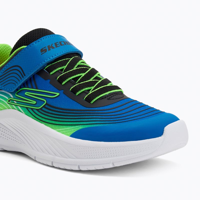 Buty dziecięce SKECHERS Microspec Advance blue/lime 7
