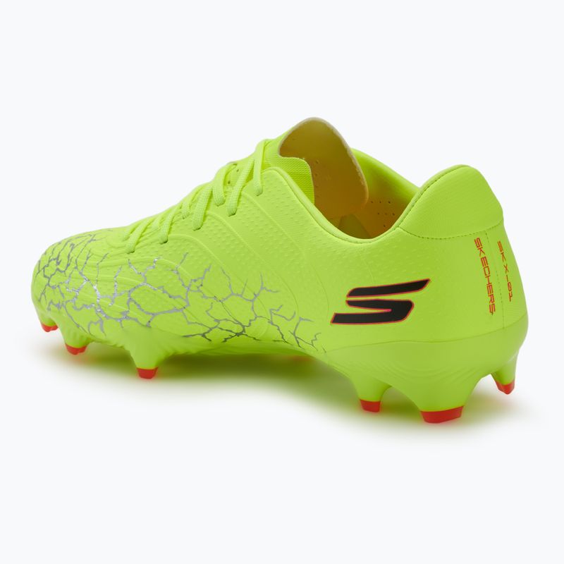 Buty piłkarskie męskie SKECHERS SKX Academy Gold 1.5 FG yellow/black 3