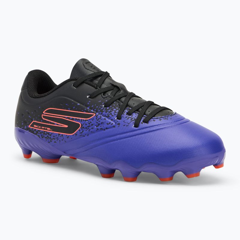 Buty piłkarskie dziecięce SKECHERS Razor Gold 1.5 FG purple