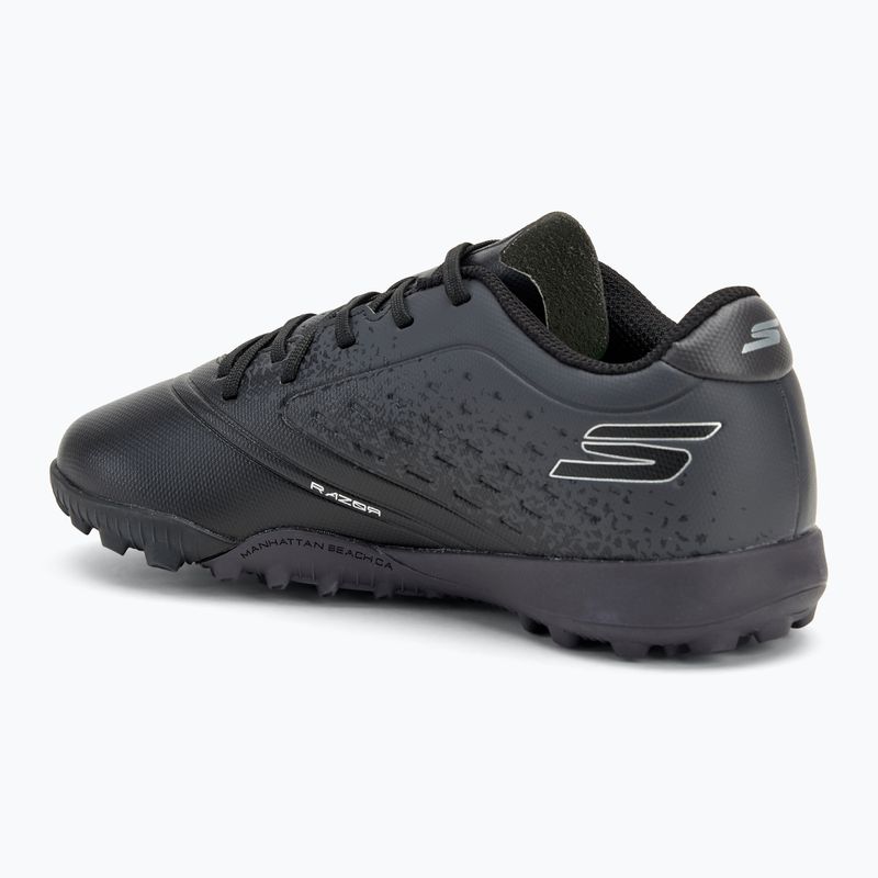 Buty piłkarskie dziecięce SKECHERS Razor Gold 1.5 TF black/silver 3