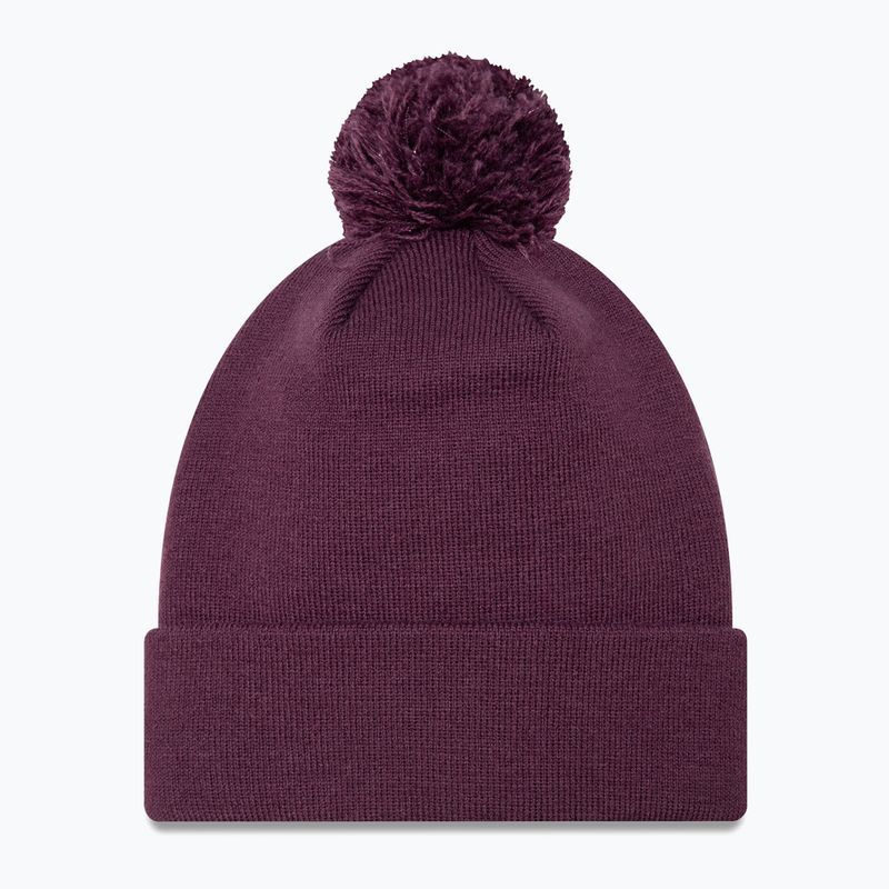 Czapka z daszkiem damska New Era Metallic Bobble Knit Beanie New York Yankees dark purple 2