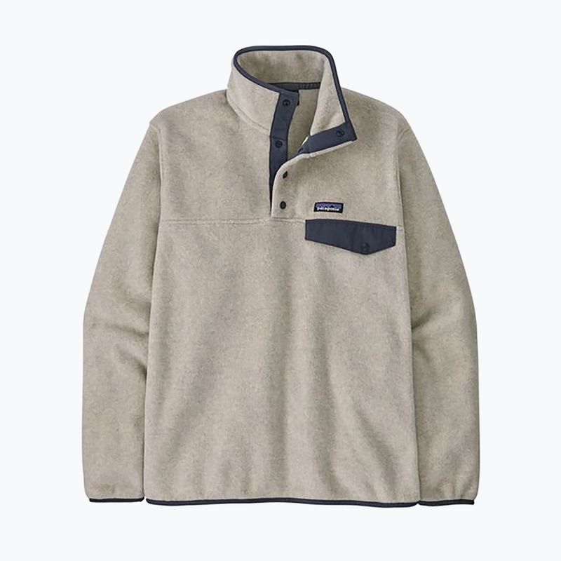 Bluza trekkingowa męska Patagonia LW Synch Snap-T P/O oatmeal heather w/smolder blue 6