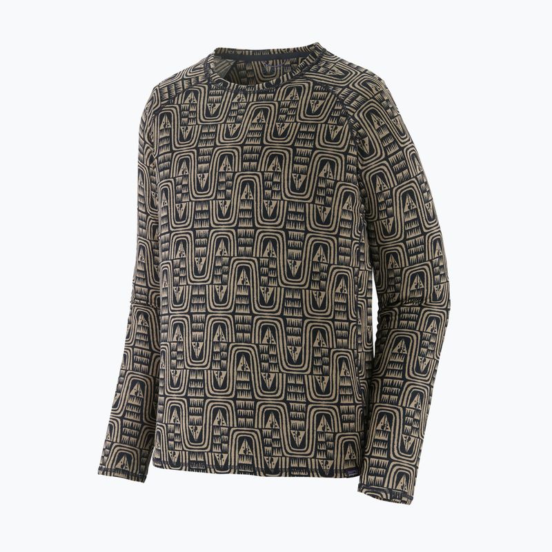 Bluza termoaktywna męska Patagonia Cap Mid Weight Crew flow/sunken blue 3