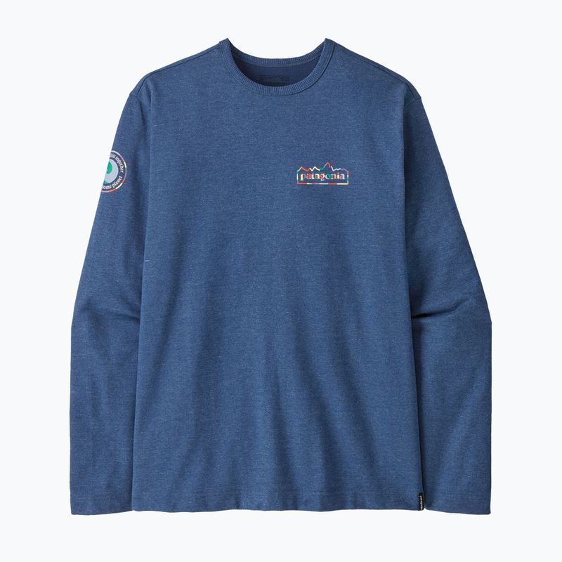 Bluza męska Patagonia Lightweight Unity Fitz Wildrise Crew clement blue 5