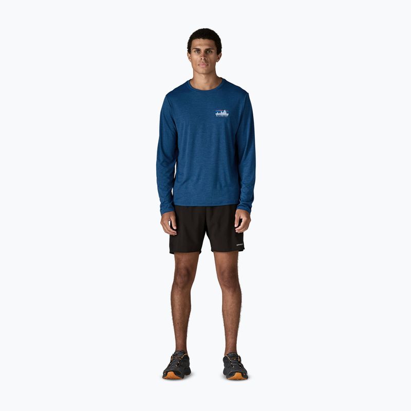 Longsleeve męski Patagonia Capilene Cool Daily - '73 Skyline clement blue/light clement blue x-dye 2