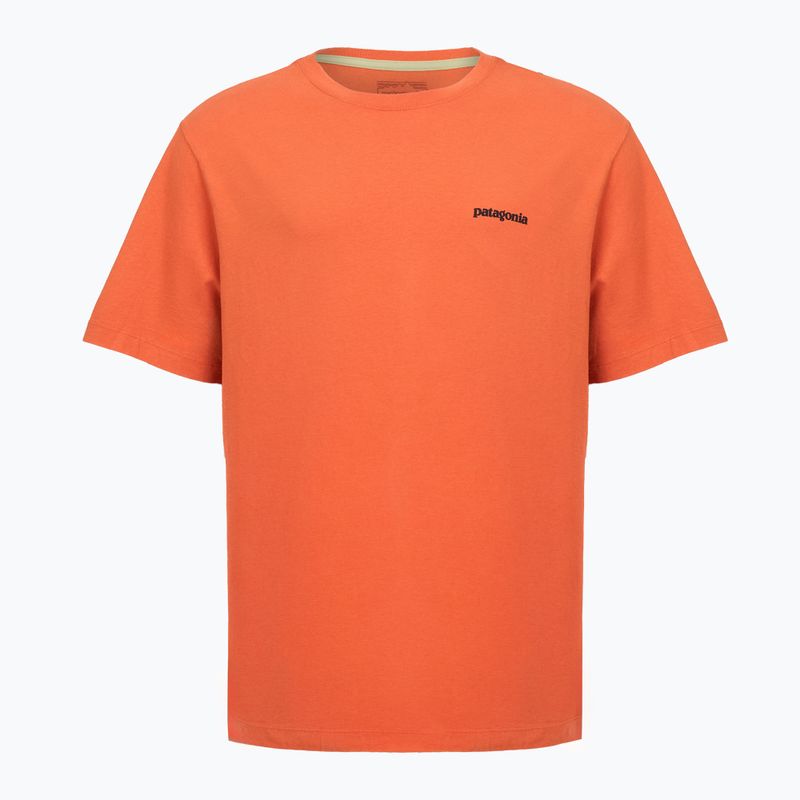 Koszulka męska Patagonia P-6 Logo coal orange