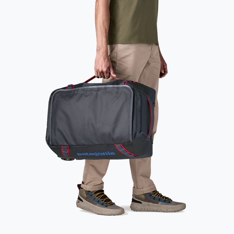 Torba podróżna Patagonia Black Hole Wheeled Duffel 40 l smolder blue/amanita red 6