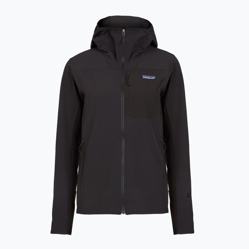 Kurtka softshell damska Patagonia R1 CrossStrata Hoody black