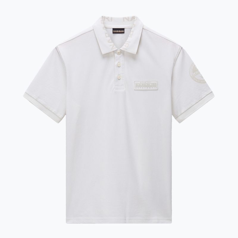 Koszulka polo męska Napapijri E-Amundsen 1 white heron