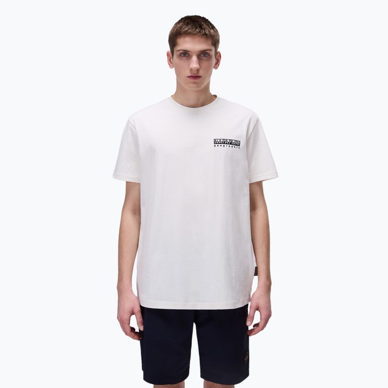 Koszulka męska Napapijri S-Vignonil Back white whisper