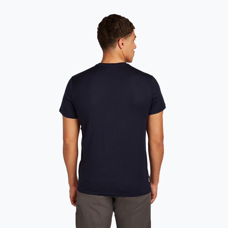 Koszulka męska icebreaker Merino 150 Tech Lite Bear Tour midnight navy 3