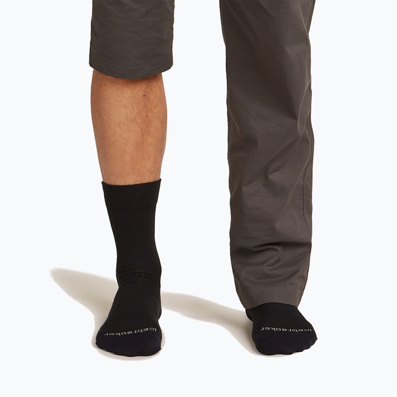 Skarpety męskie icebreaker Merino Hike+ Liner Crew black 3