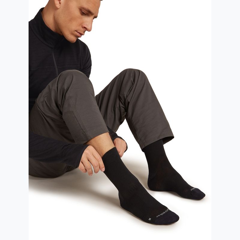 Skarpety męskie icebreaker Merino Hike+ Liner Crew black 4