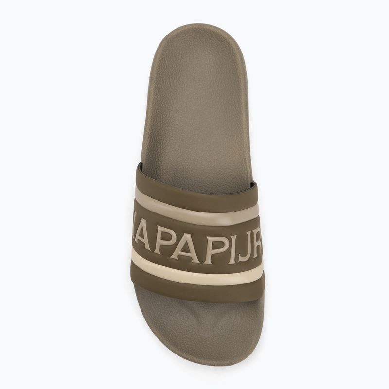 Klapki męskie Napapijri NP0A4IQV dark olive 2 5