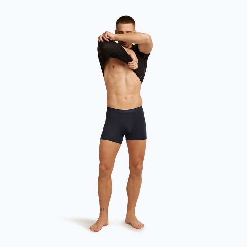 Bokserki termoaktywne męskie icebreaker Merino 125 Cool-Lite Anatomica midnight navy 7