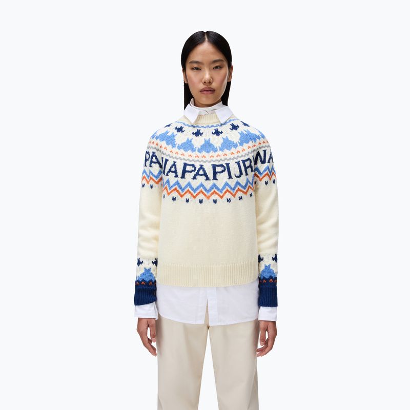 Sweter damski Napapijri D-Fiames C beige dimity