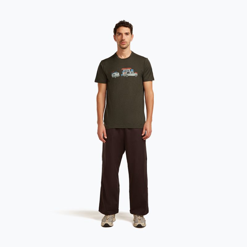 Koszulka męska icebreaker Merino 150 Tech Lite Transportage Tee dark loden 2