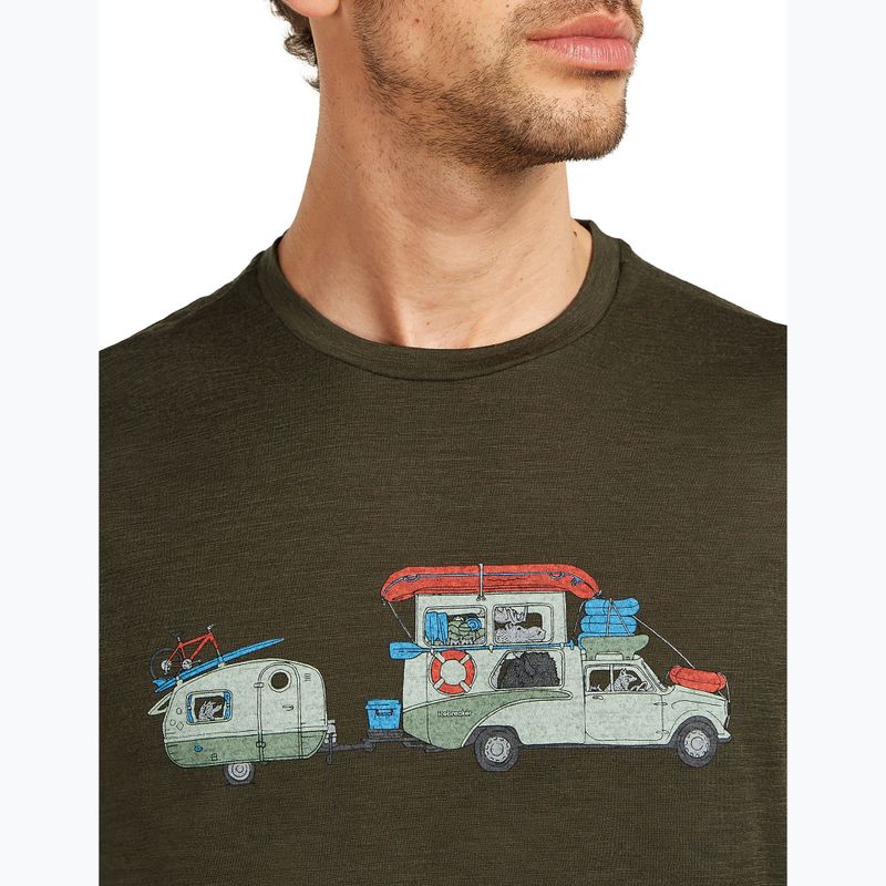 Koszulka męska icebreaker Merino 150 Tech Lite Transportage Tee dark loden 6