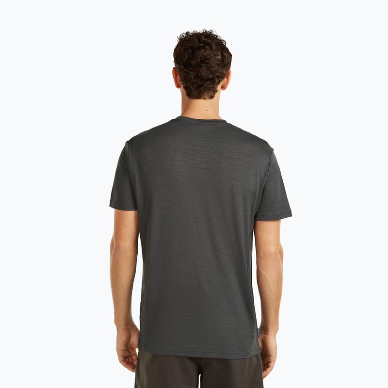 Koszulka męska icebreaker Merino 150 Tech Lite Bear Catch Tee obsidian 3