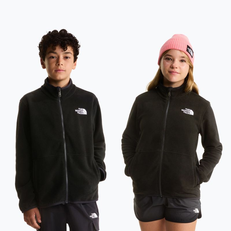 Bluza polarowa dziecięca The North Face Glacier Full Zip tnf black 3