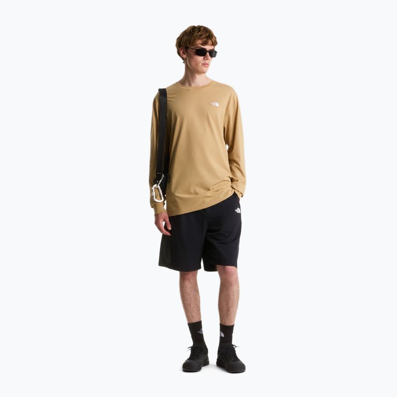 Longsleeve trekkingowy męski The North Face Evolution Simple Dome Regular khaki stone 2
