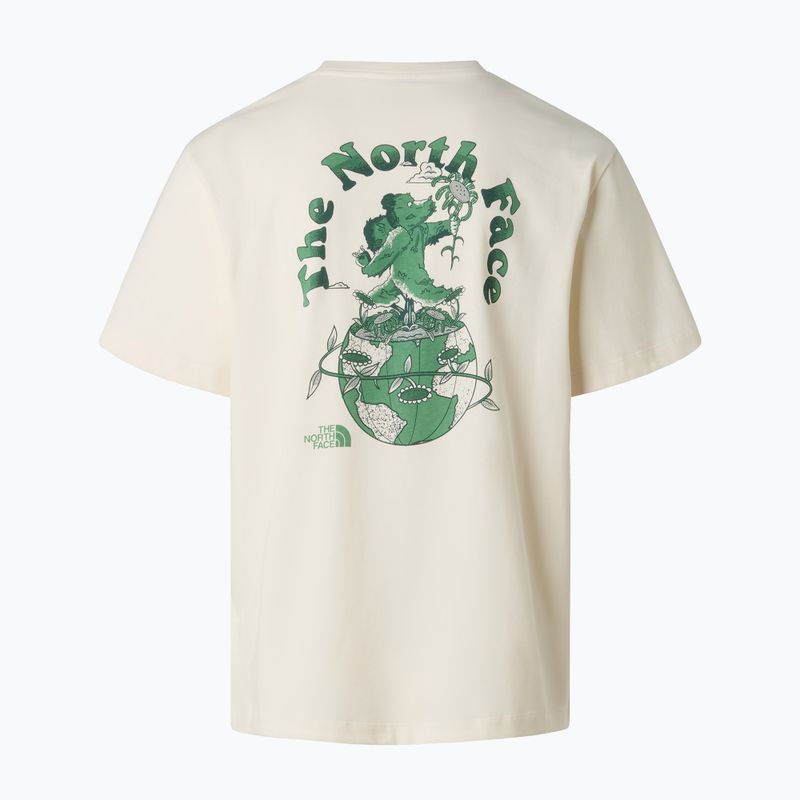 Koszulka męska The North Face Retro Earth Relaxed white dune 6