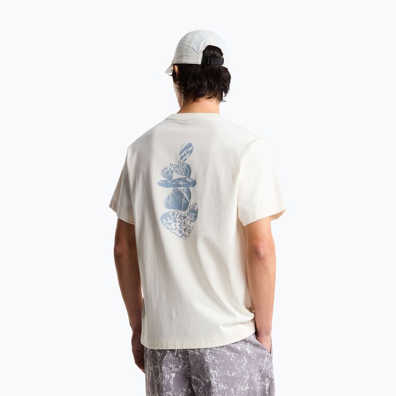 Koszulka męska The North Face Snack Relaxed white dune 3