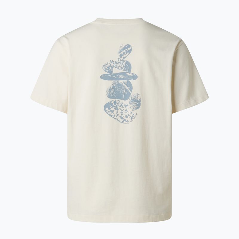 Koszulka męska The North Face Snack Relaxed white dune 5