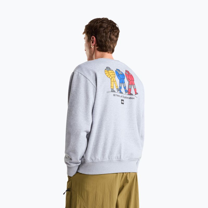 Bluza The North Face Celebration Relaxed Crew Graphic tnf light grey heather 12