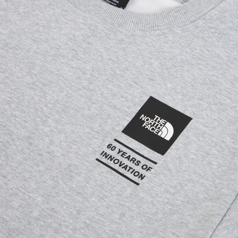 Bluza The North Face Celebration Relaxed Crew Graphic tnf light grey heather 3