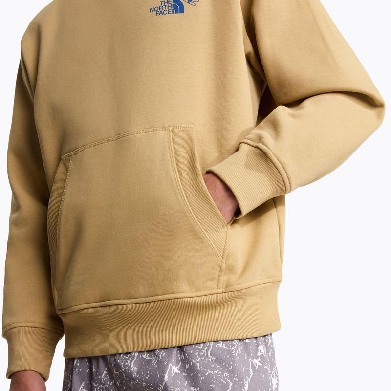 Bluza The North Face Mountain Celebration Relaxed Hoodie khaki stone 9