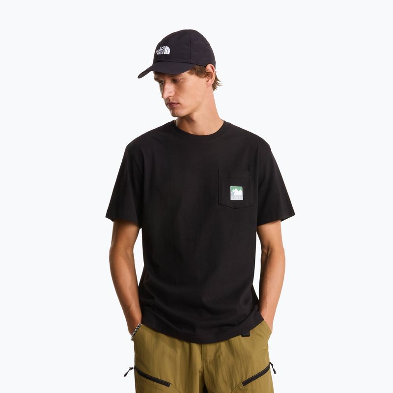 Koszulka męska The North Face Mountain Logo Relaxed tnf black