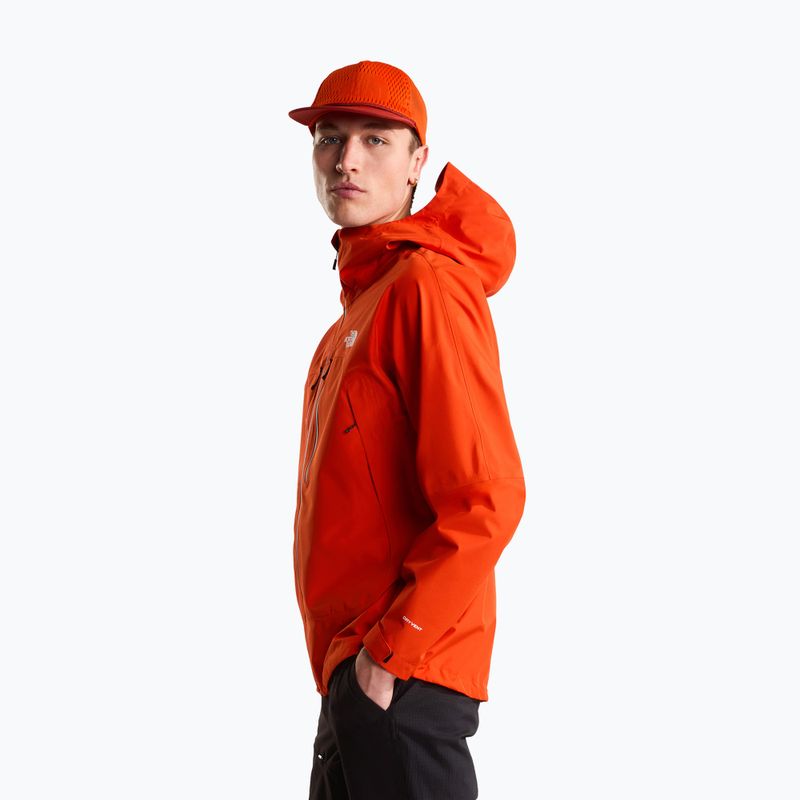 Kurtka przeciwdeszczowa męska The North Face Valley View lava red 4