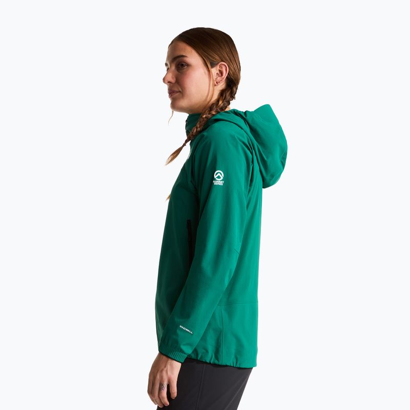 Kurtka softshell damska The North Face Summit Off Width evergreen 5