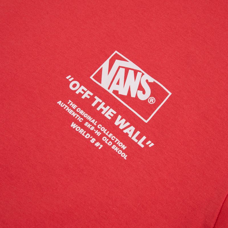 Koszulka męska Vans Stacked Hi Tee crimson haze 3