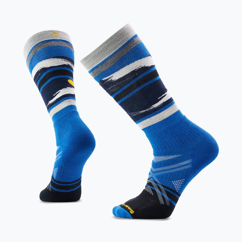 Skarpety narciarskie Smartwool Ski Full Cushion Midnight Ski Pattern OTC laguna blue