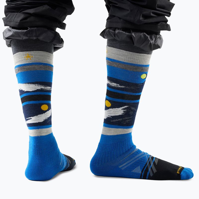 Skarpety narciarskie Smartwool Ski Full Cushion Midnight Ski Pattern OTC laguna blue 2