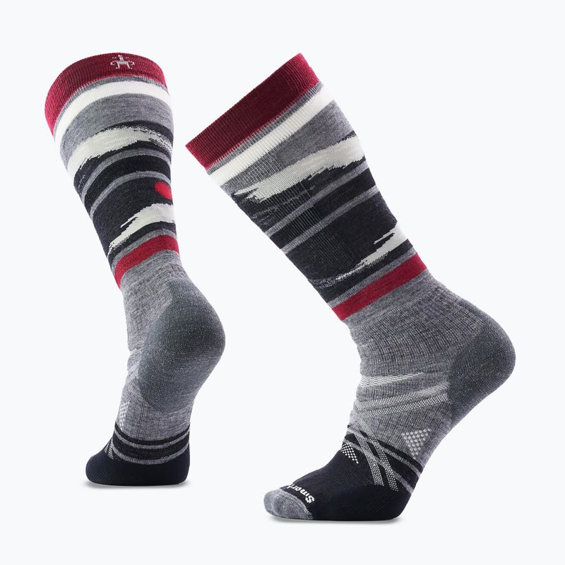 Skarpety narciarskie Smartwool Ski Full Cushion Midnight Ski Pattern OTC medium gray