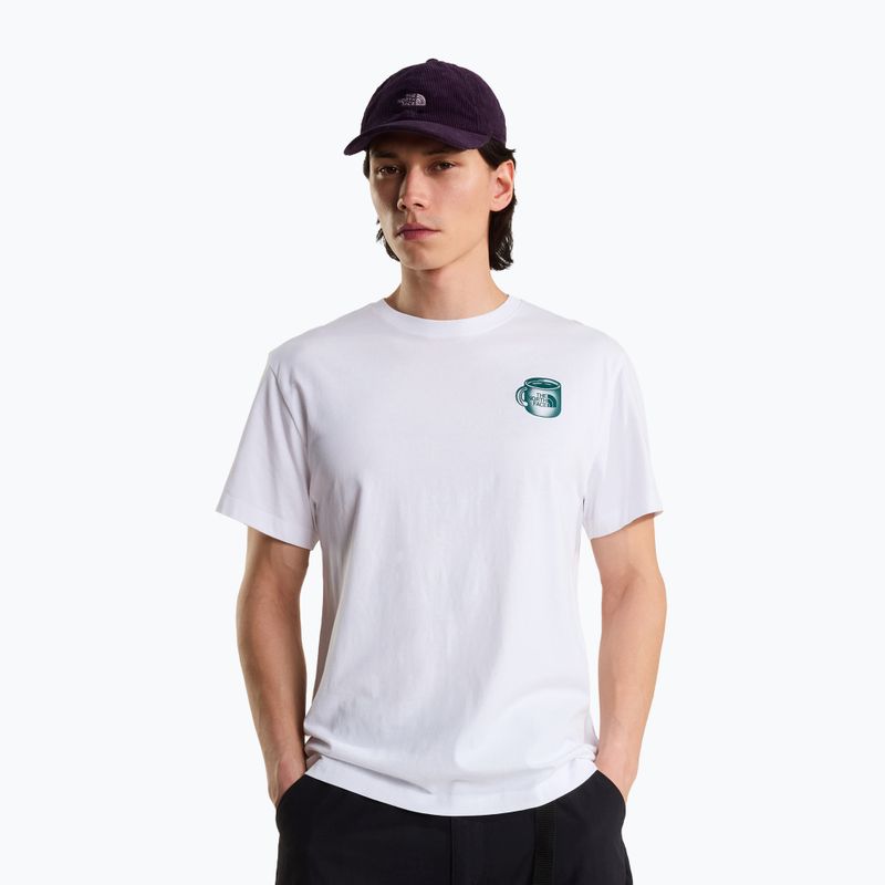 Koszulka męska The North Face Basecamp Barista Rlx tnf white/pacific teal
